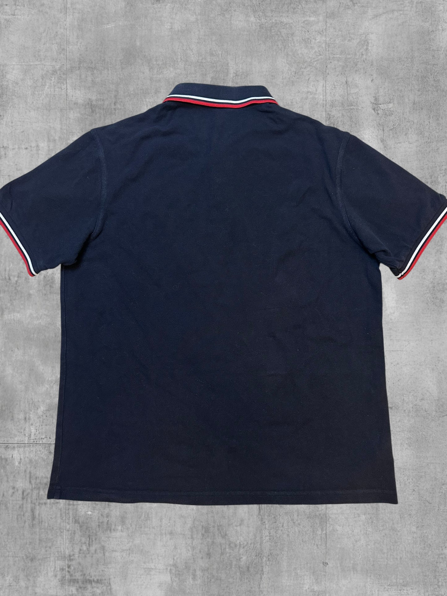 Fred Perry Polo Shirt Schwarz Rot Weiß L