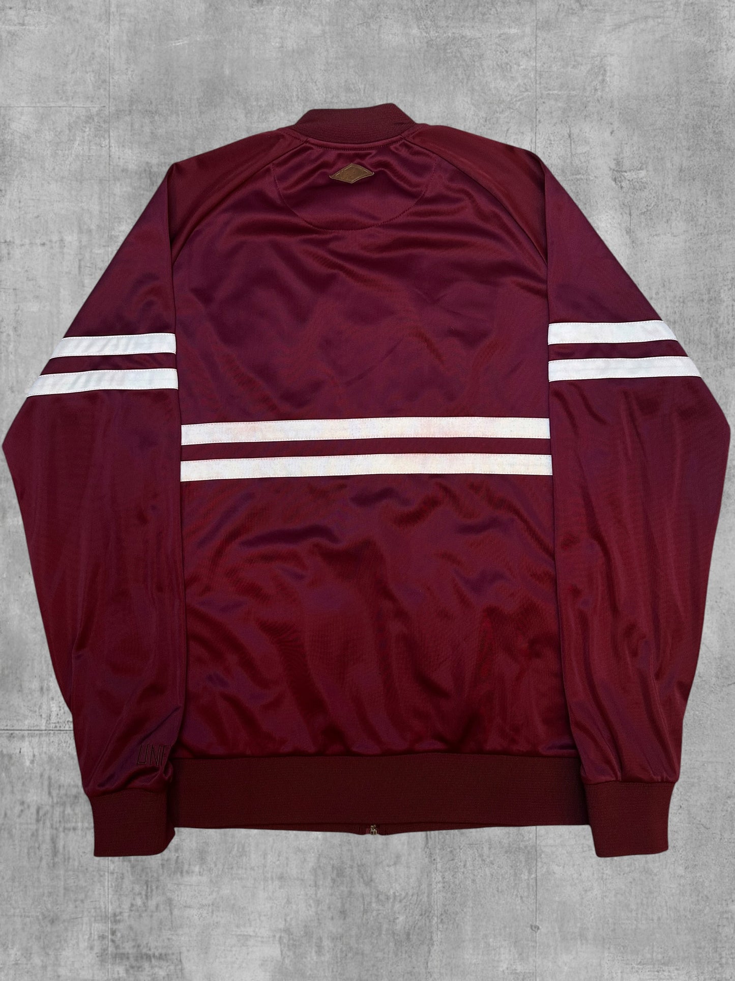 Unfair Athletics Trainingsjacke Weinrot Weiß XL