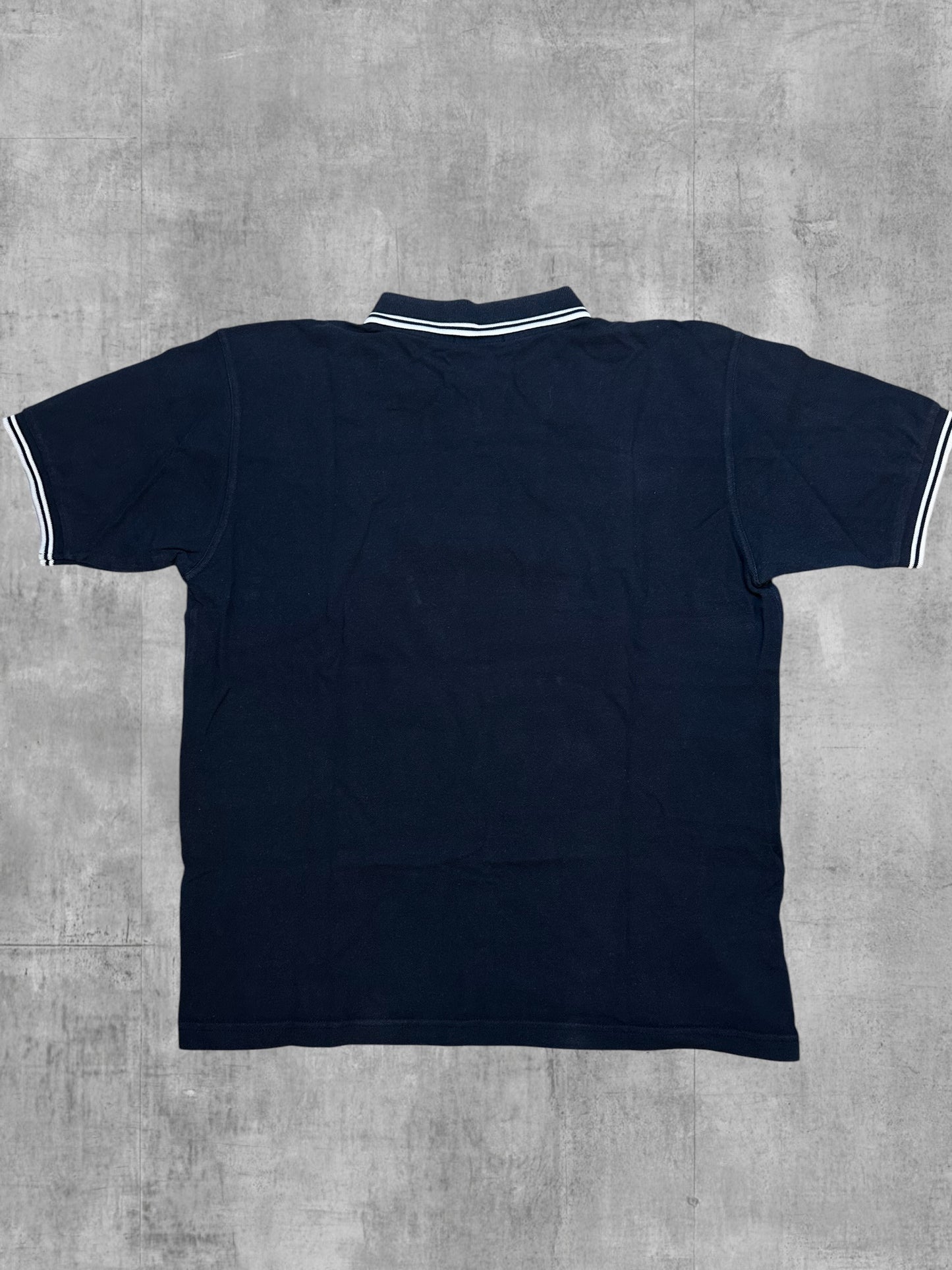 Fred Perry vintage Polo Shirt Schwarz Weiß L