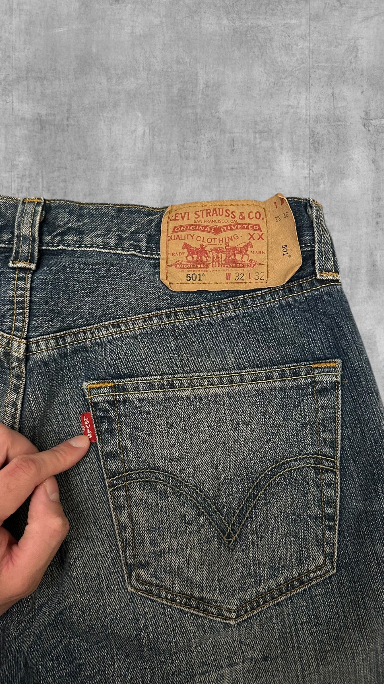 Levi’s 501 Jeans washed W32 L33