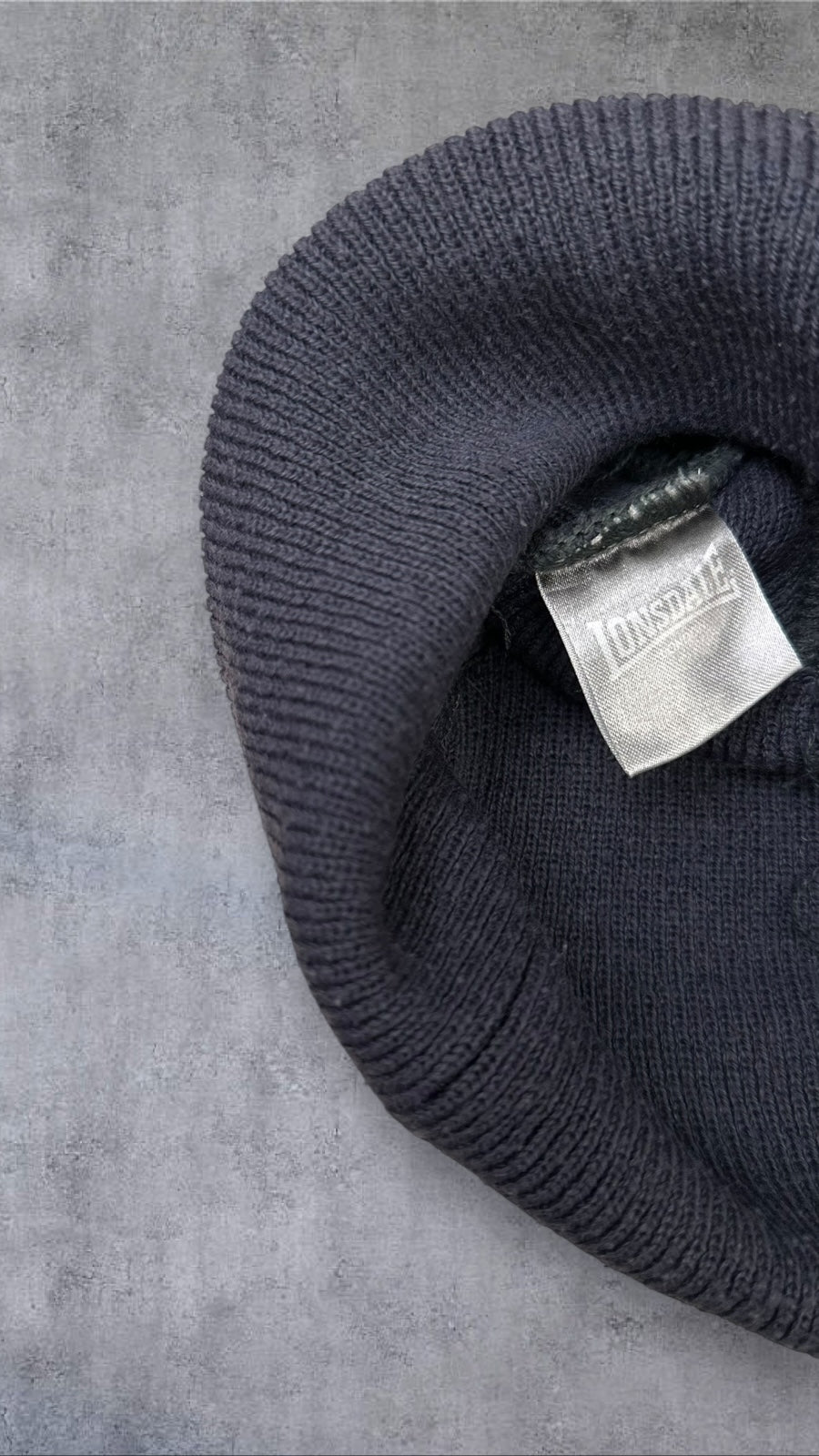 Londsdale London Beanie Wintermütze Grau