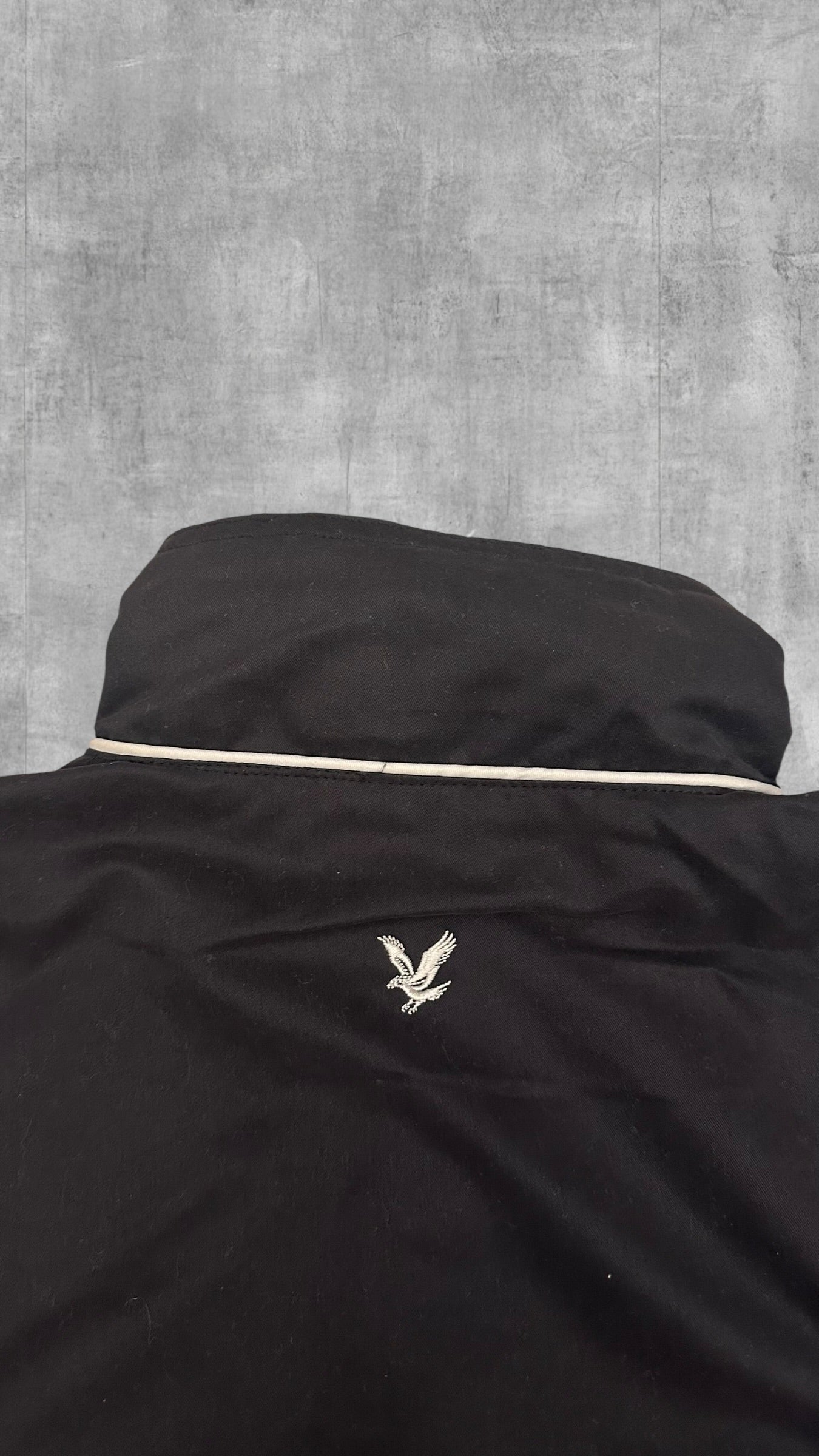 Lyle & Scott Vintage Half Zip Windbreaker Schwarz S-M