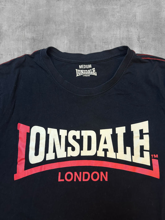 Lonsdale London T-Shirt Schwarz Rot Weiß M