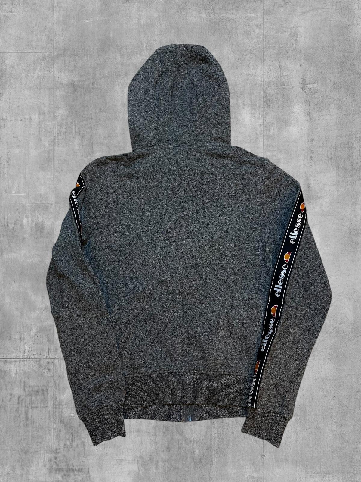 Ellesse Sweatjacke Grau Taped Frauengröße XS