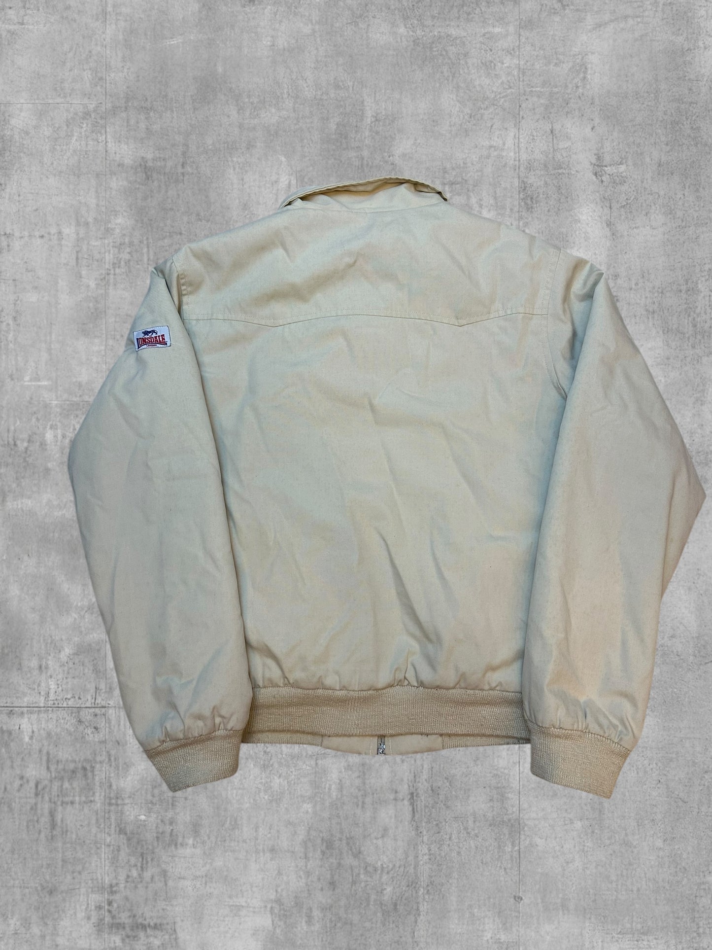 Lonsdale London Harrington Jacke Creme Weiß S
