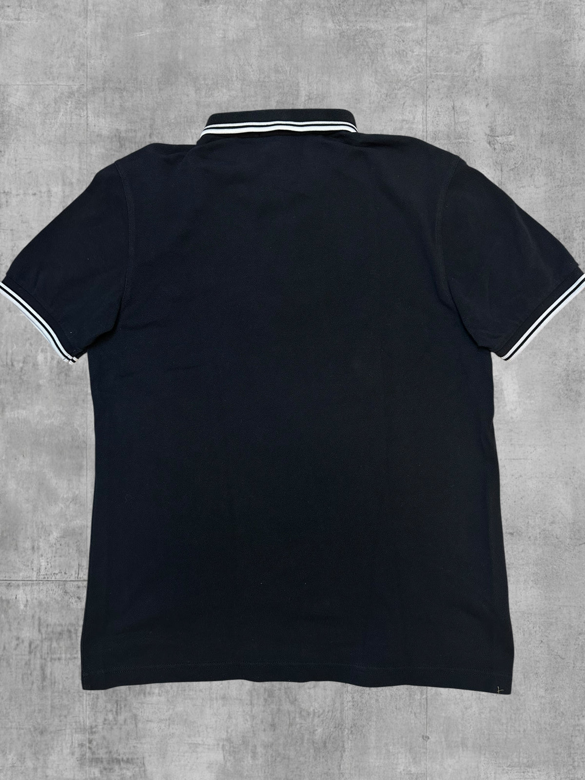 Fred Perry Polo Shirt Schwarz Weiß M