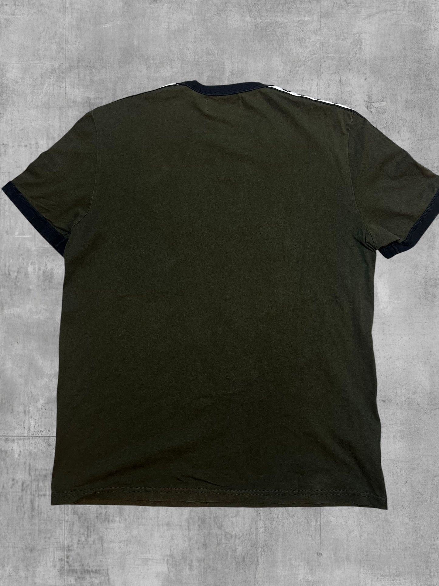 Fred Perry T-shirt Taped Olivgrün M