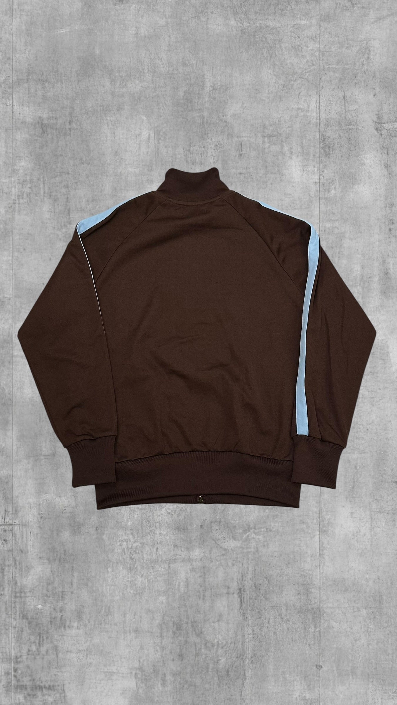 Fred Perry Trainingsjacke Taped Zip Jacke Braun Schwarz Türkis M