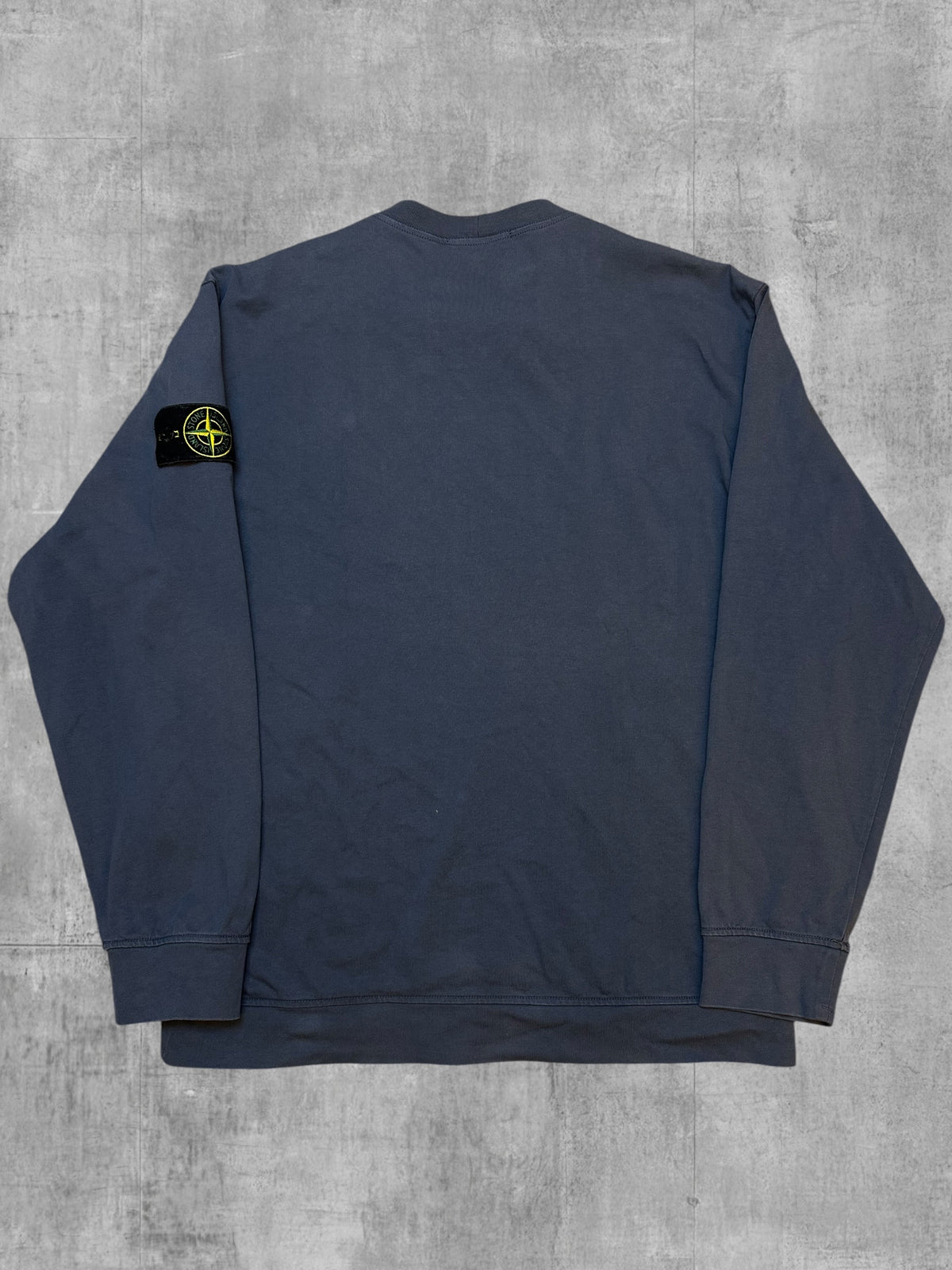 Stone Island Sweatshirt Navy Blue Grey L