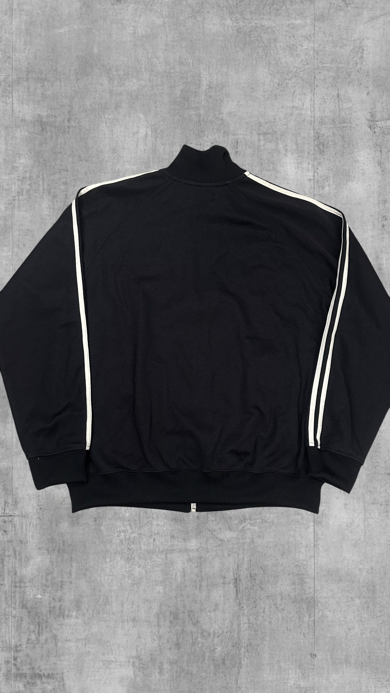 Fred Perry Vintage Trainingsjacke Taped Schwarz Weiß L
