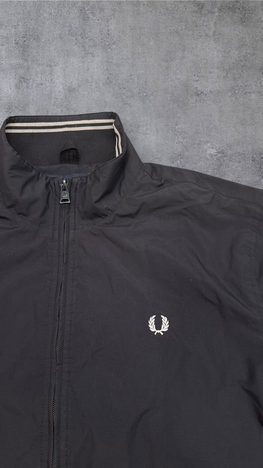 Fred Perry Bomberjacke Regenjacke Schwarz M