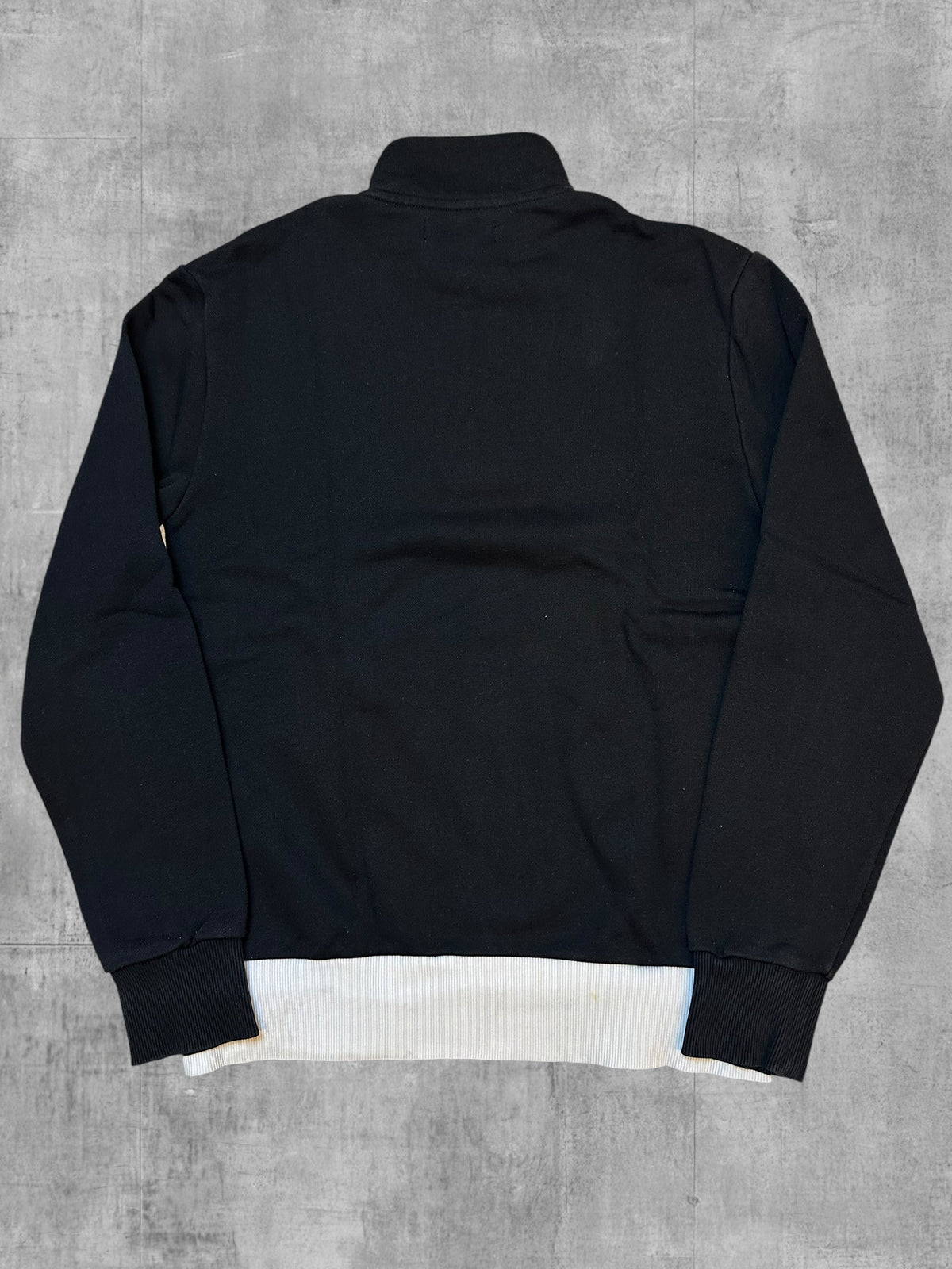 Fred Perry Half-Zip Pullover Schwarz M