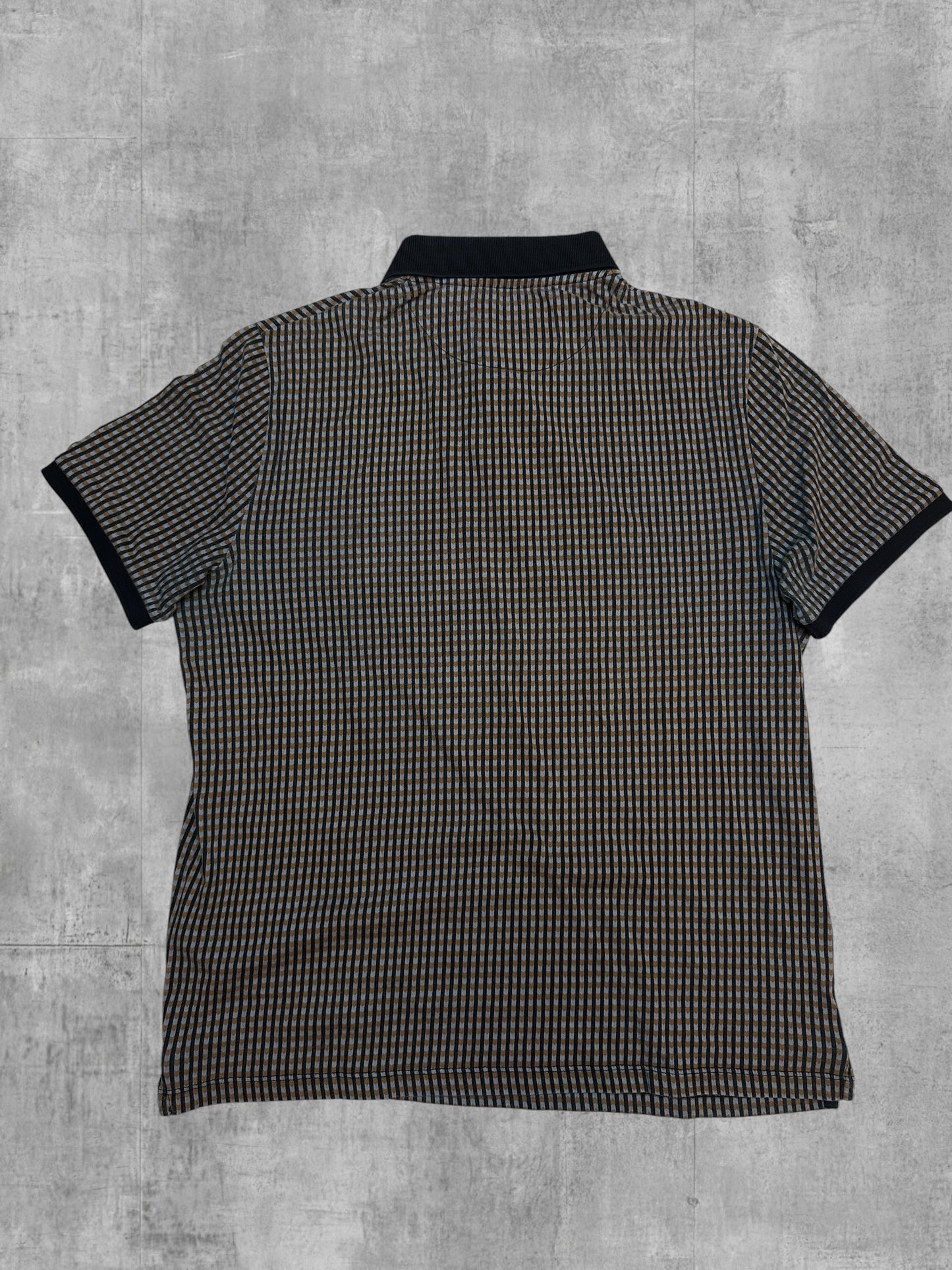 Lyle & Scott Poloshirt Braun Karriert S