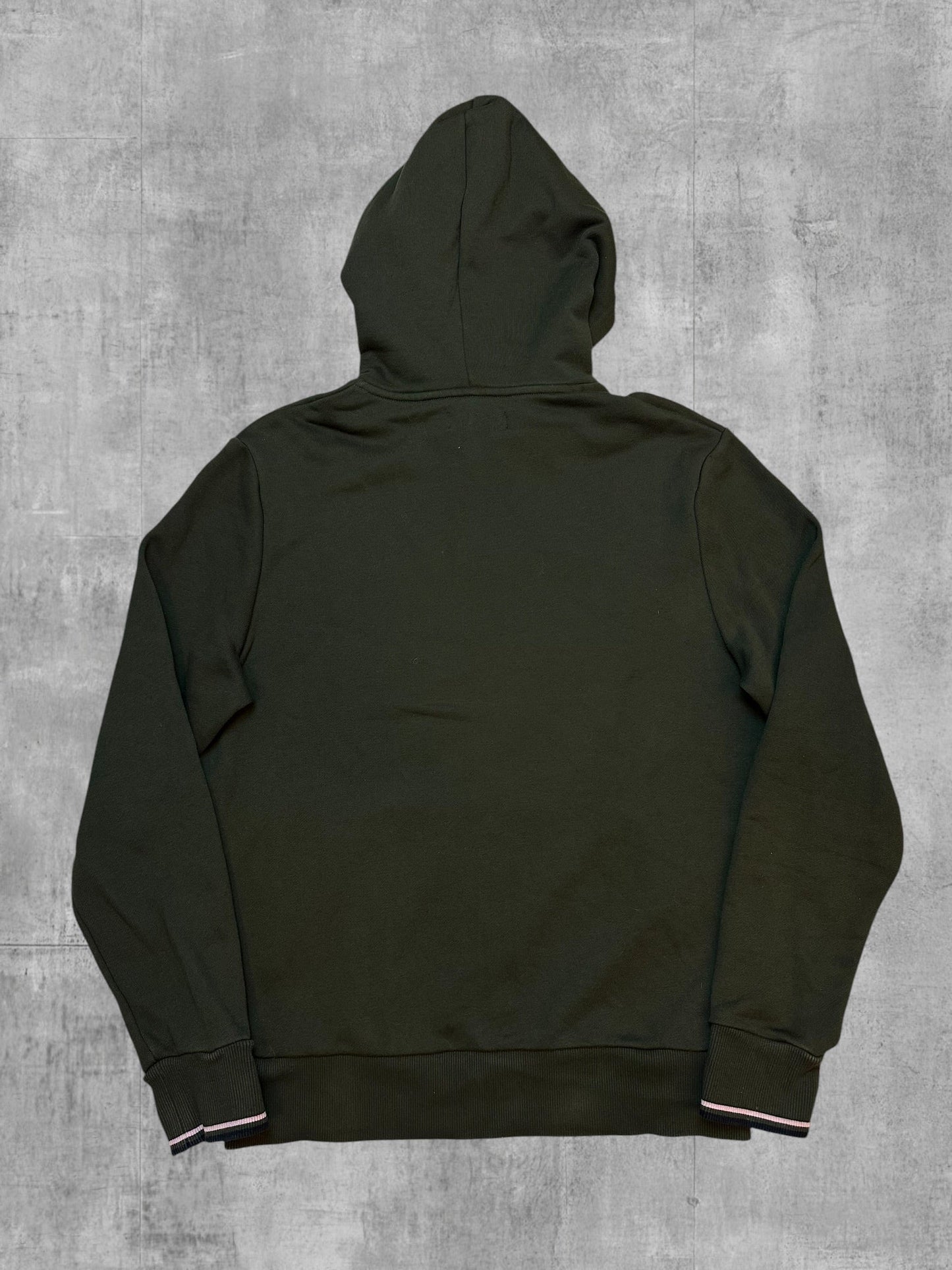 Fred Perry Hoodie Khaki M - Rückseite