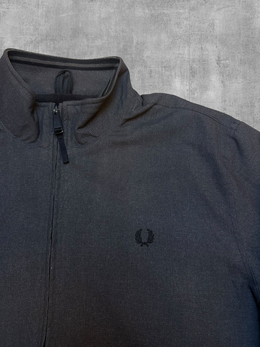 Fred Perry Jacket Transitional Jacket Bomber Jacket Dark Grey Black L