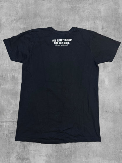 Dreierhopp T-shirt Schwarz Weiß S