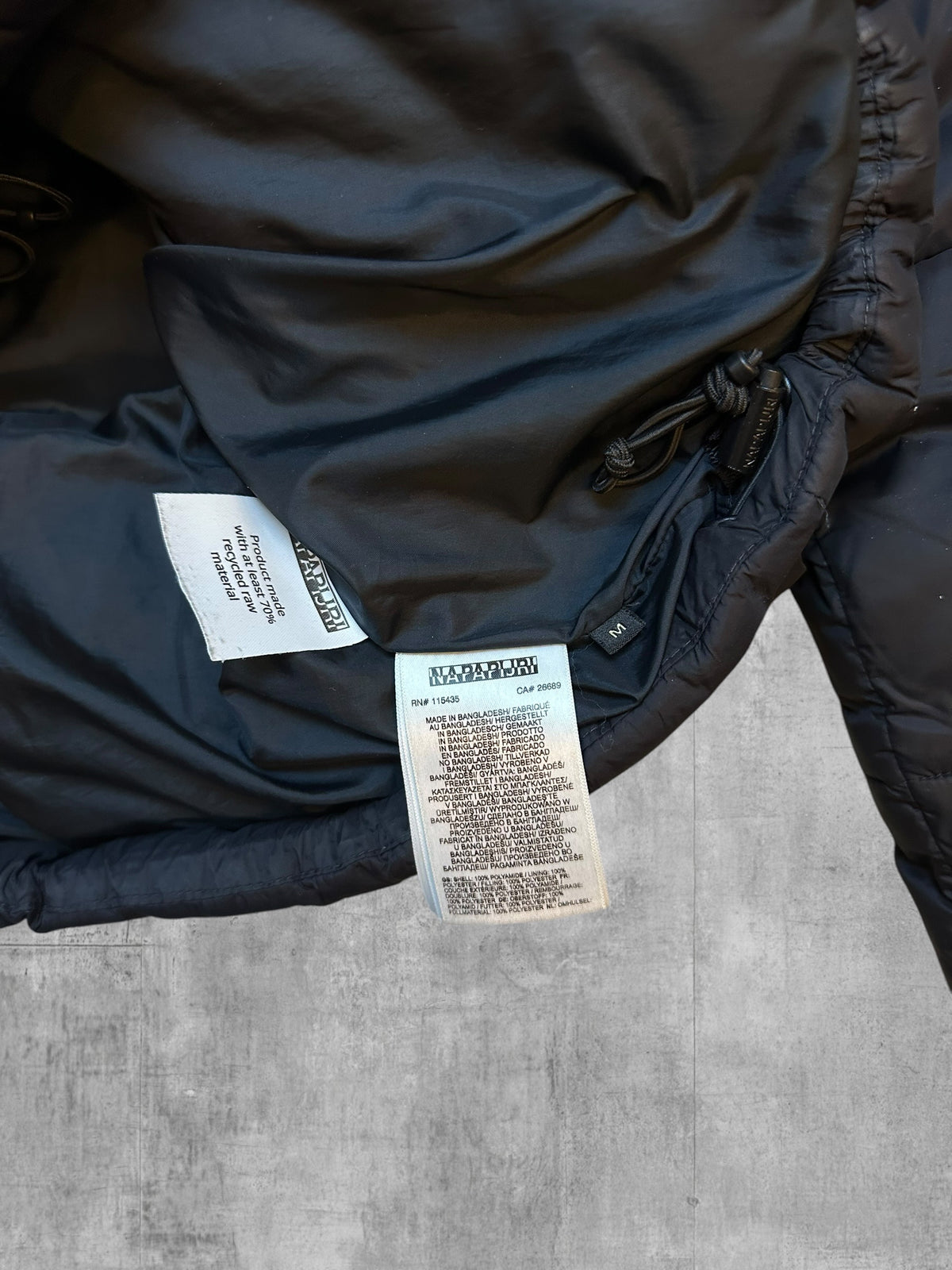 Napapijri Daunenjacke Pufferjacke Schwarz M