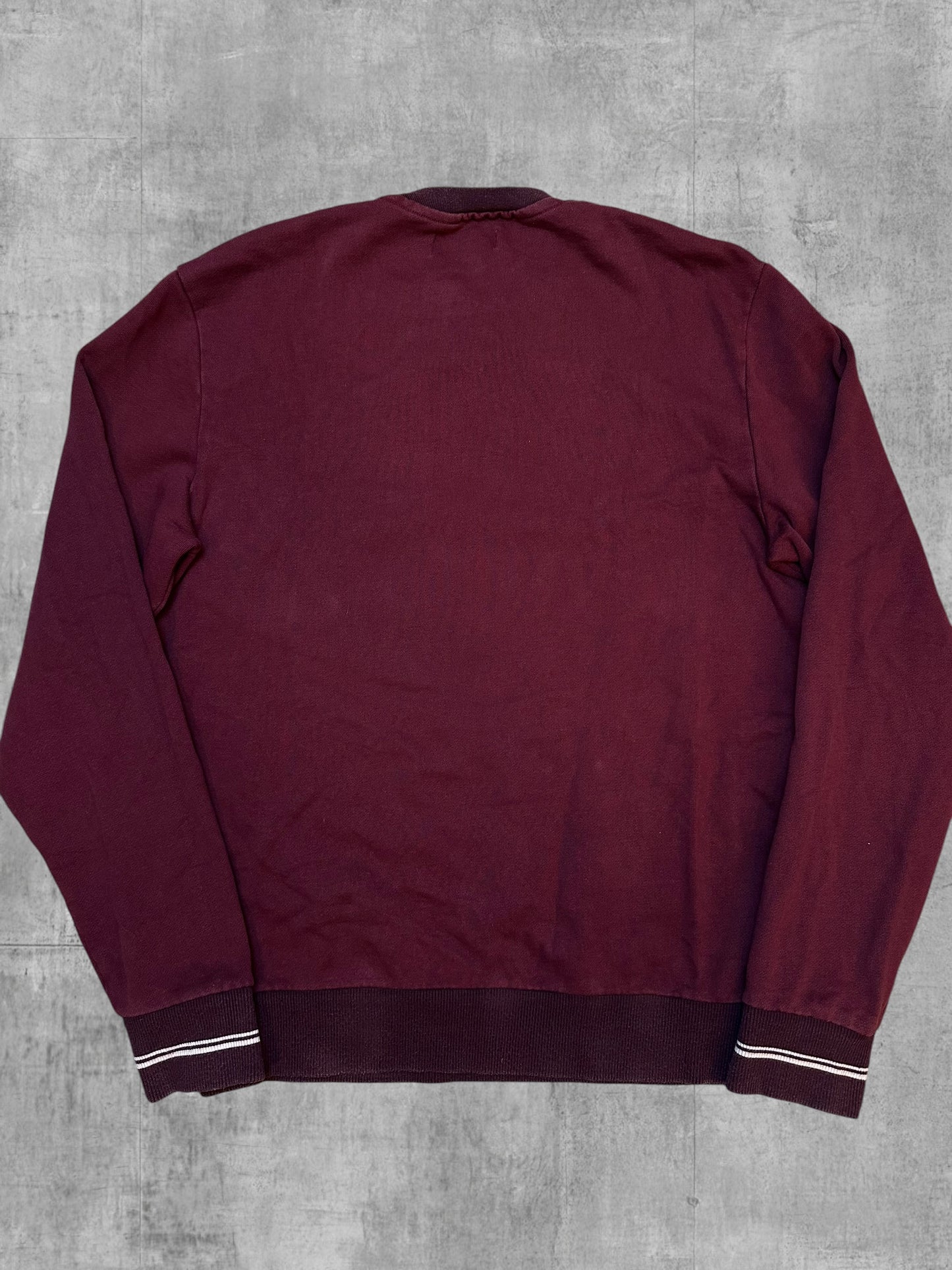 Fred Perry Sweatshirt Bordeaux Rot M