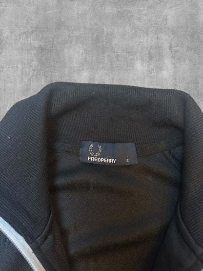 Fred Perry Trainingsjacke Taped Schwarzblau Weiß S