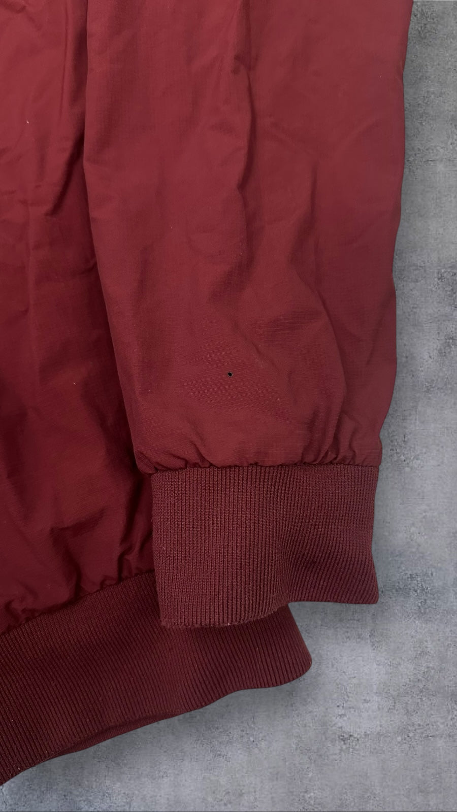 Fred Perry Regenjacke Bomberjacke Weinrot Größe M