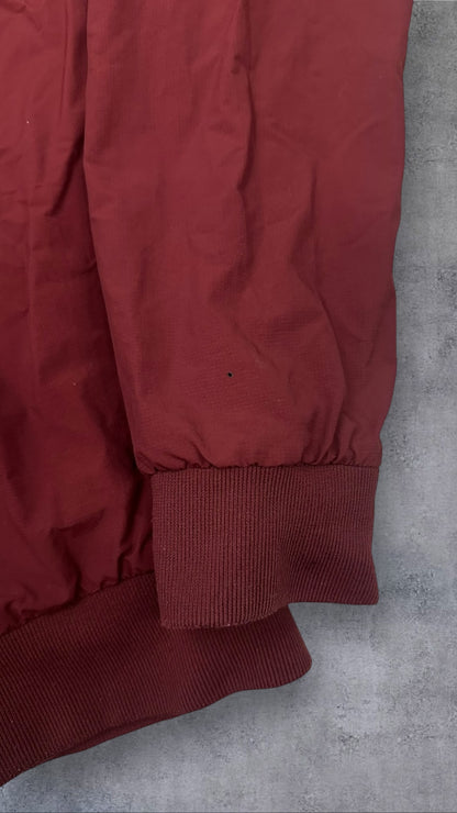 Fred Perry Regenjacke Bomberjacke Weinrot Größe M