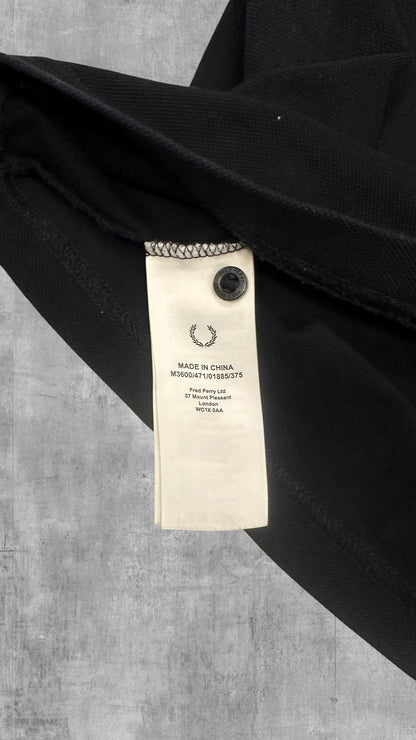 Fred Perry Polo Shirt Schwarz Rot Weiß XXL