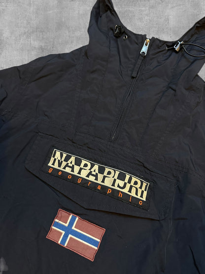 Napapijri Jacke Windbreaker gefüttert Schwarz Damengröße M / S