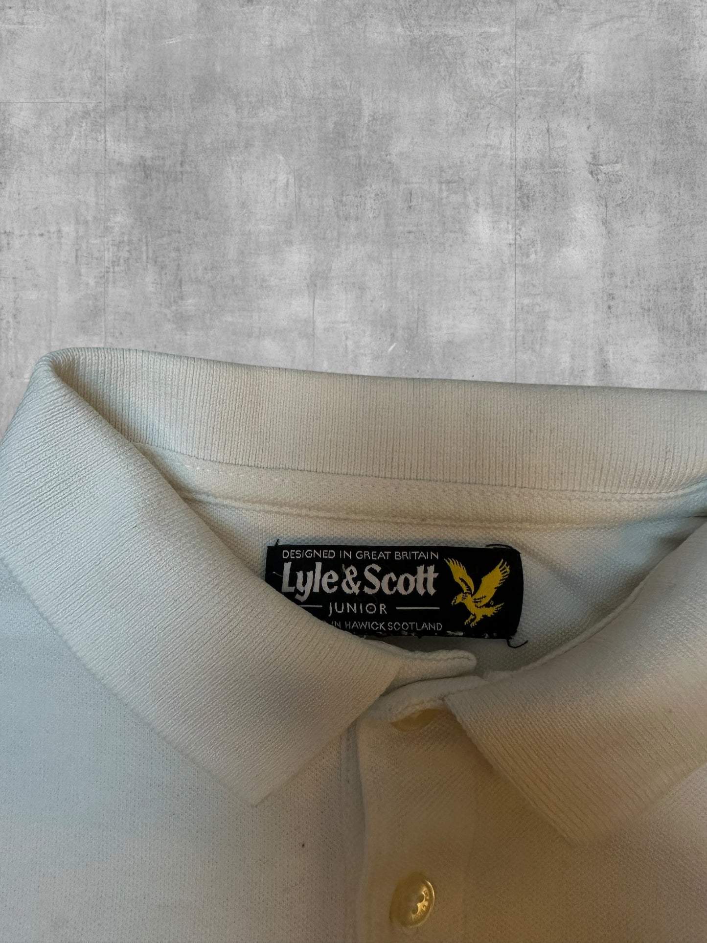 Lyle & Scott Polo Shirt Weiß XXS