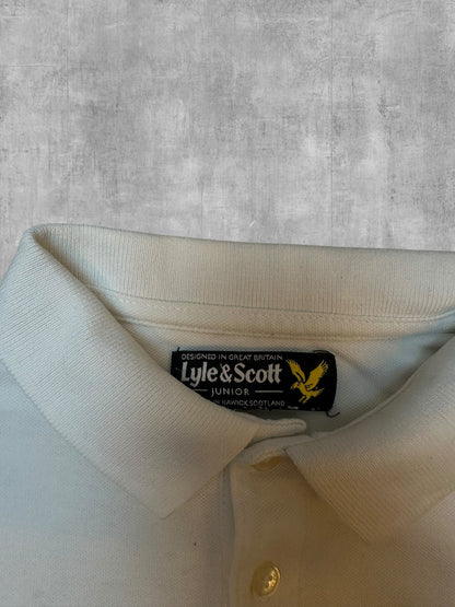 Lyle & Scott Polo Shirt Weiß XXS