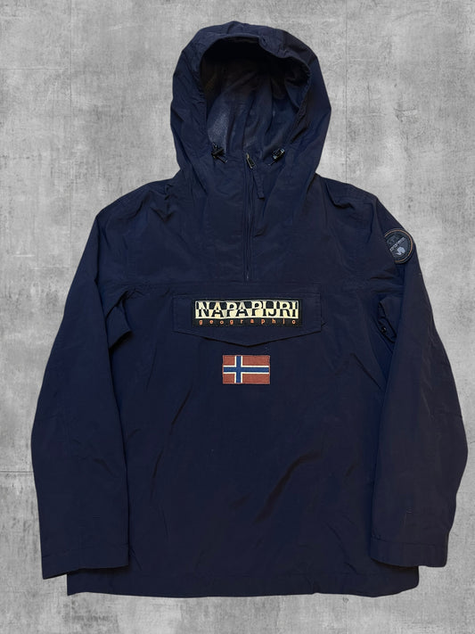 Napapijri Windbreaker Regenjacke Navy Blau M