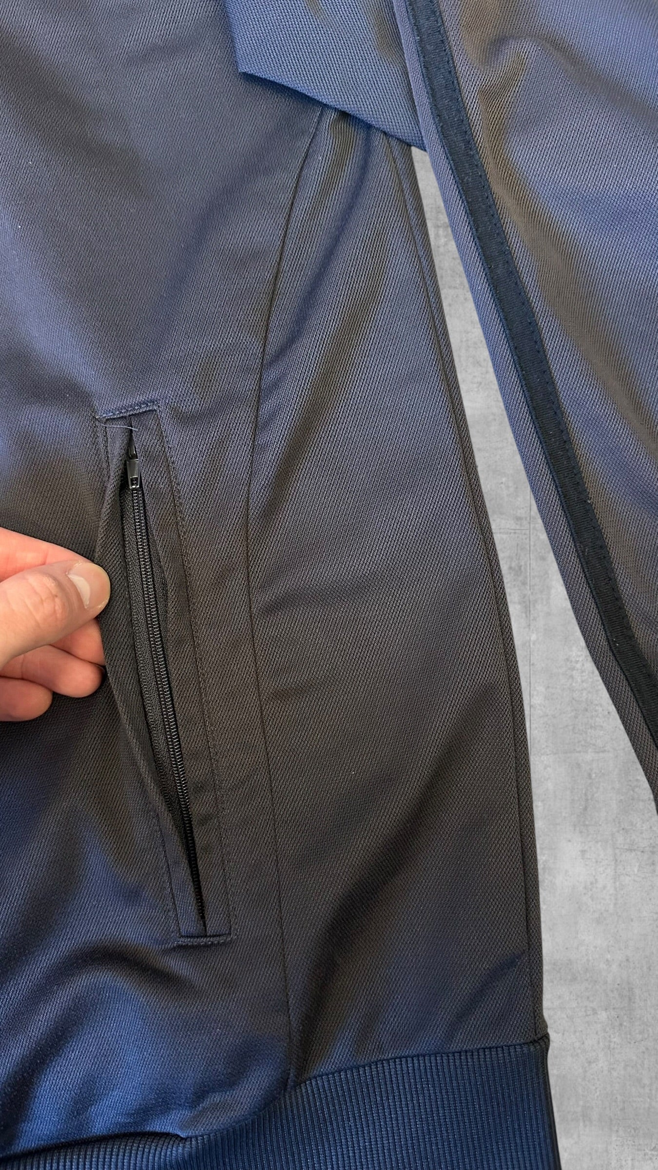 Lonsdale London Trainingsjacke Grau Schwarz M