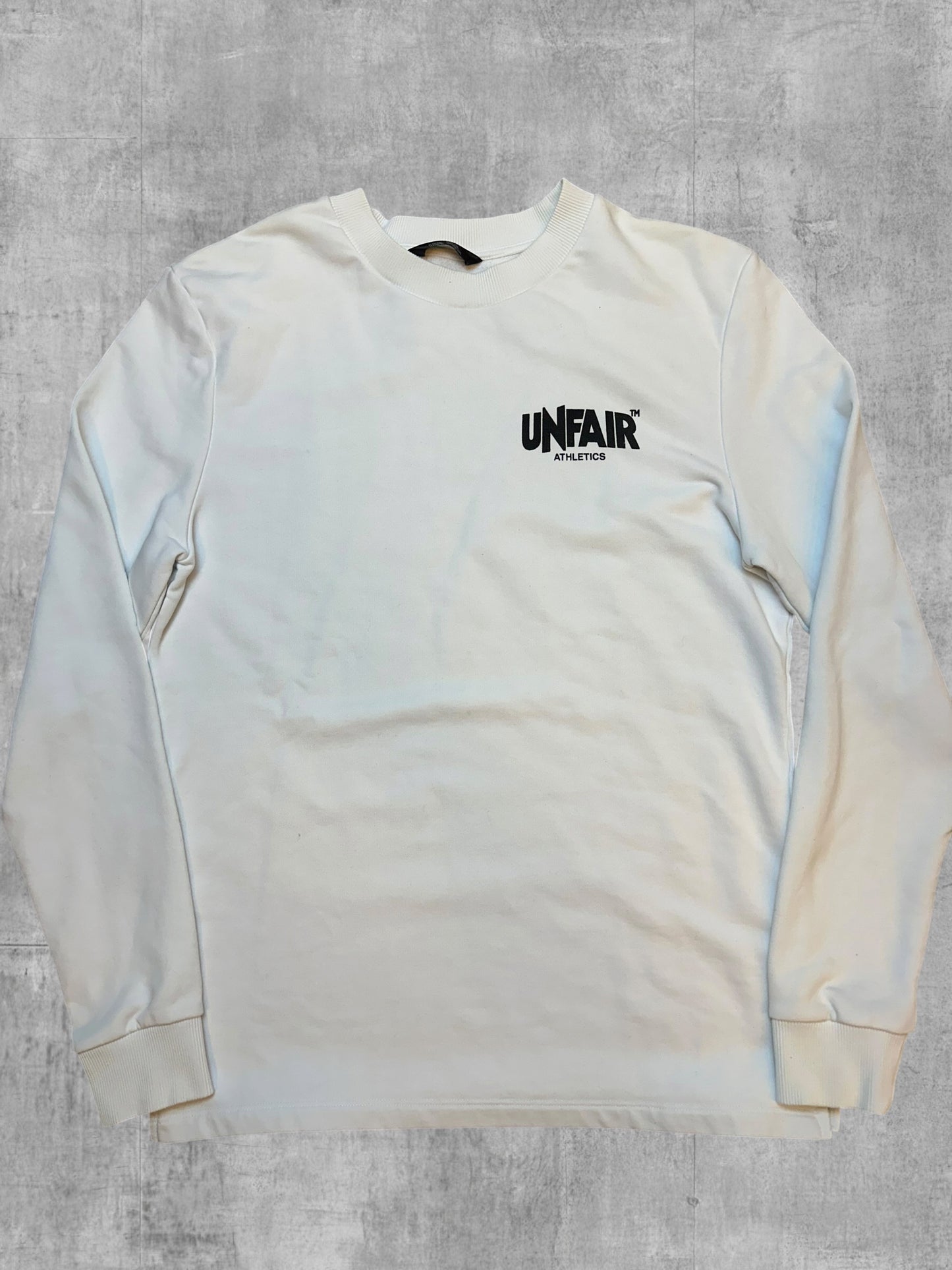 Unfair Athletics Sweatshirt Weiß Schwarz M
