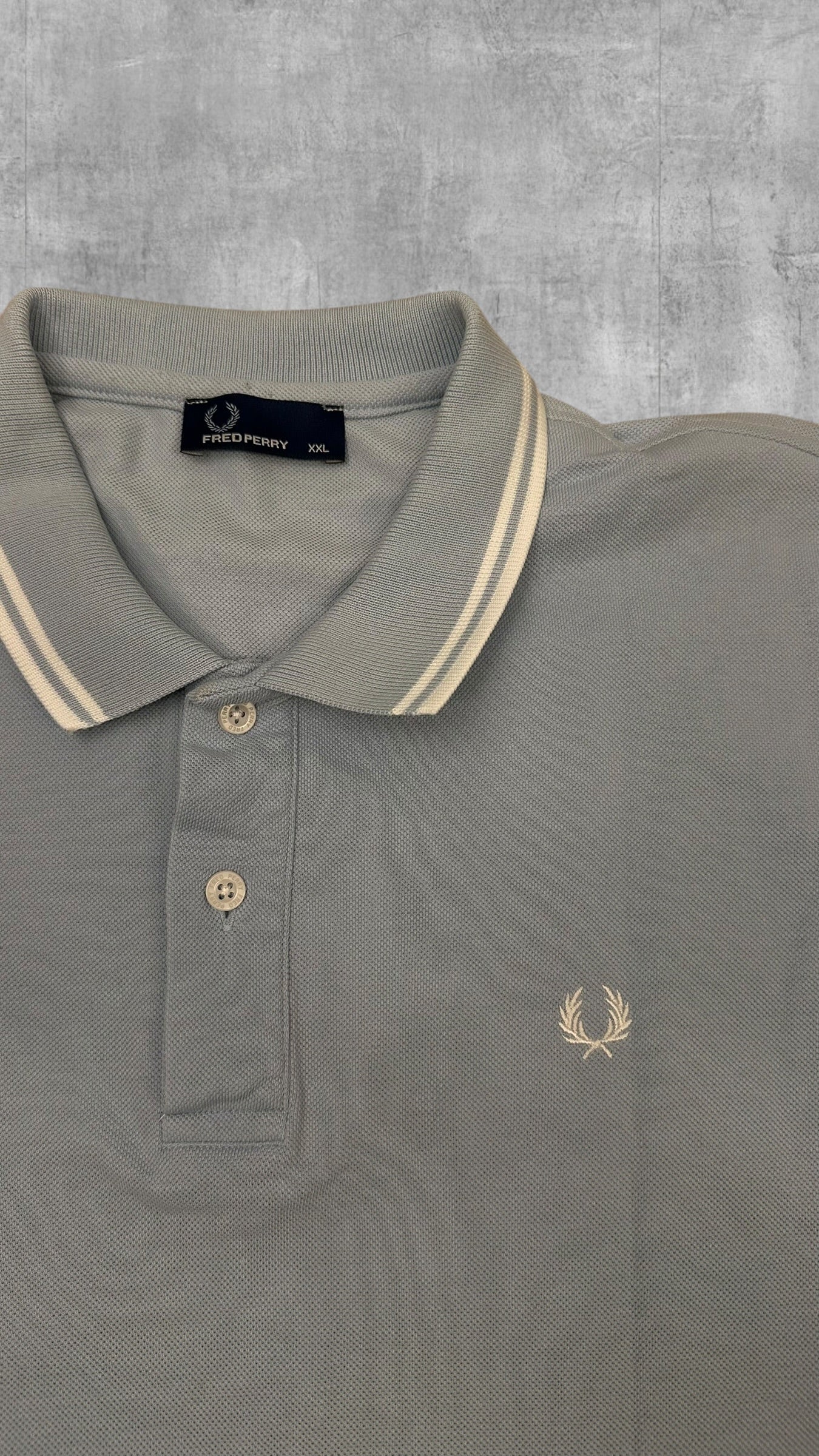 Fred Perry Polo Shirt Babyblau XXL