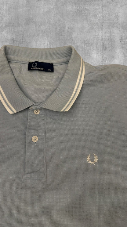 Fred Perry Polo Shirt Babyblau XXL