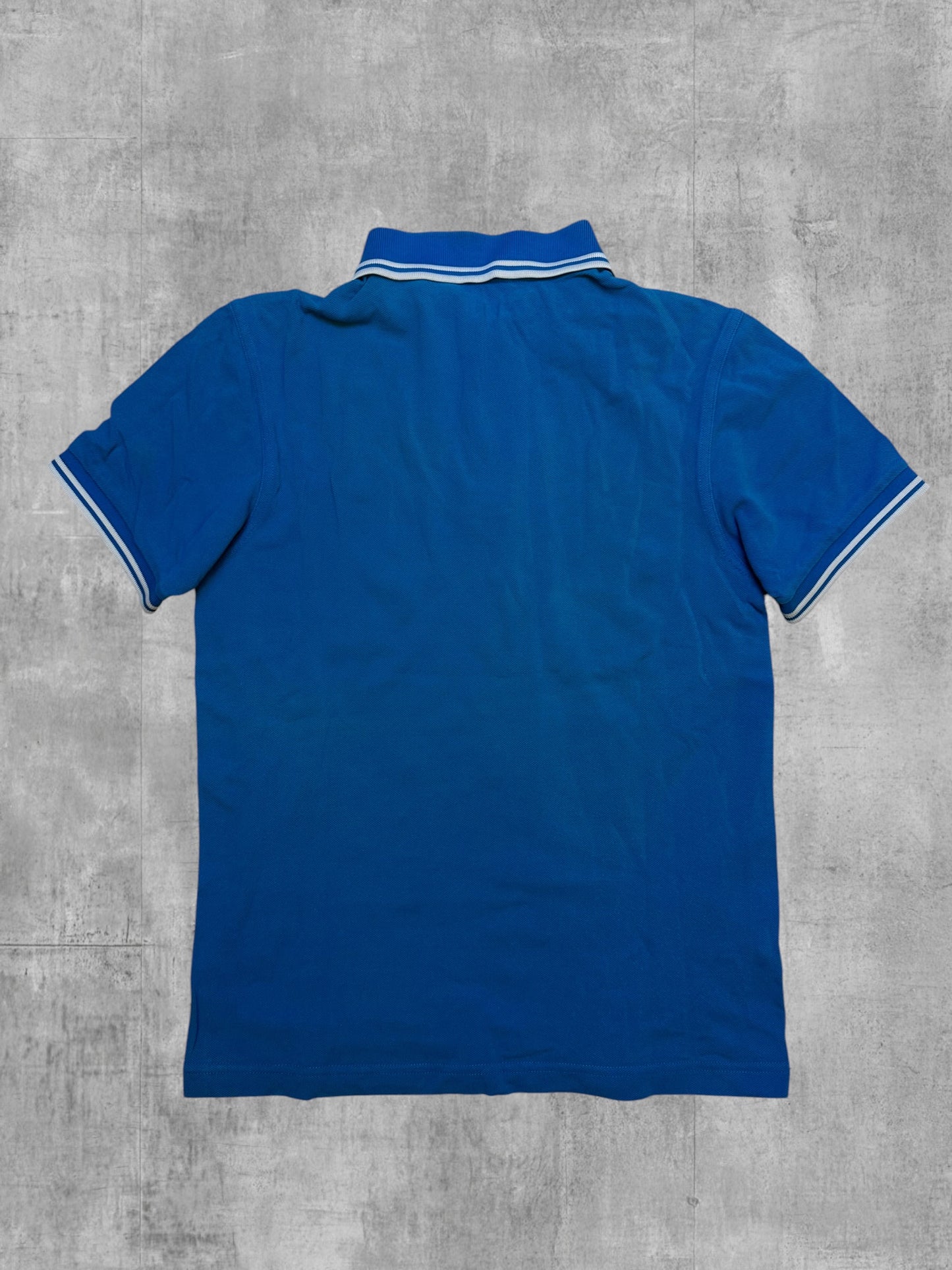 Fred Perry Polo Shirt Babyblau Weiß XS