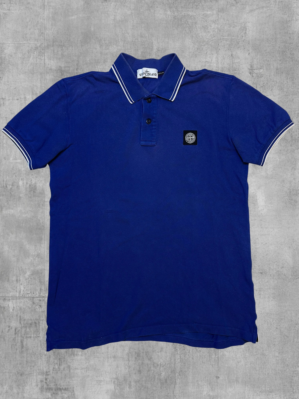 Stone Island Vintage Polo Shirt Blau M