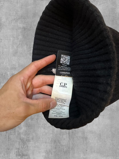 C.P. Company Mütze Beanie Schwarz