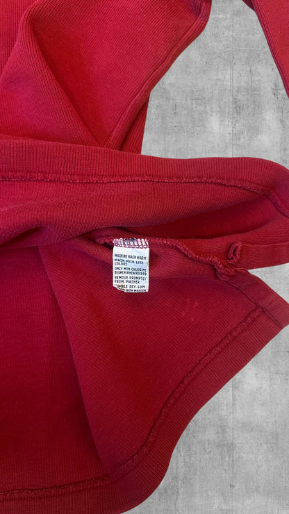 Ralph Lauren Half Zip Rollkragenpullover rot L
