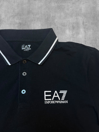 Emprio Armani Poloshirt Schwarz Weiß L