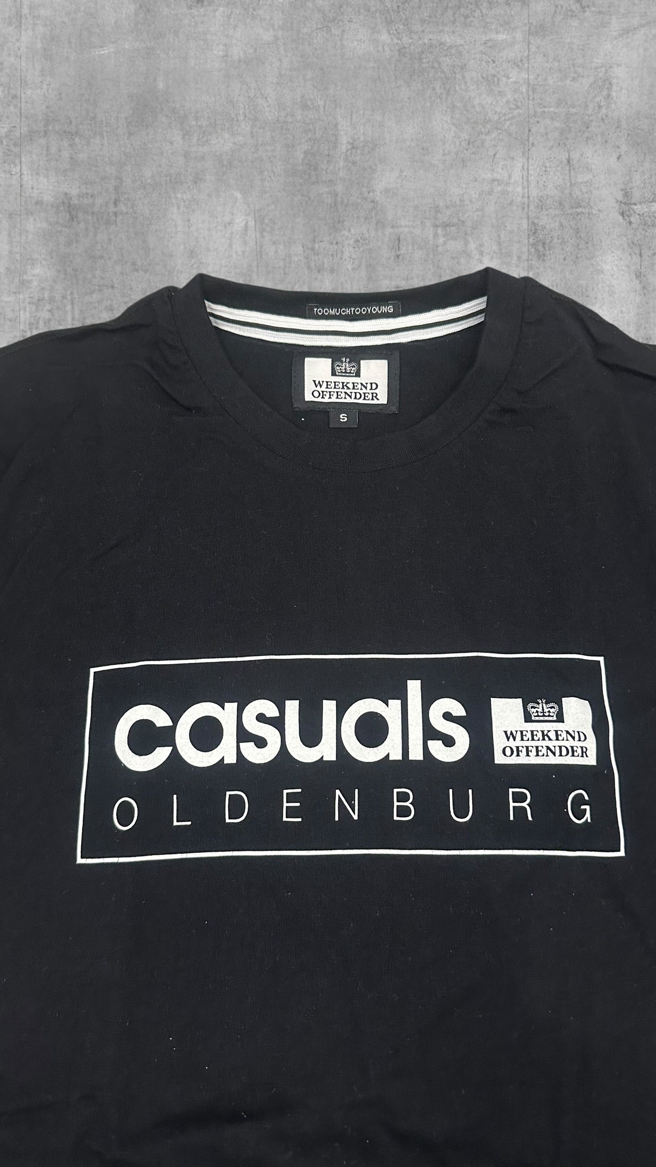 Weekend Offender T-shirt Schwarz Weiß S