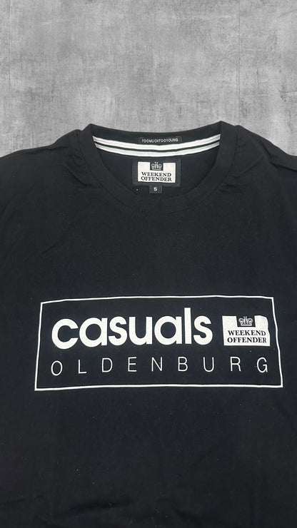 Weekend Offender T-shirt Schwarz Weiß S
