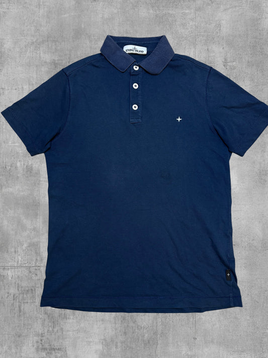 Stone Island Polo Shirt Navy Blau M