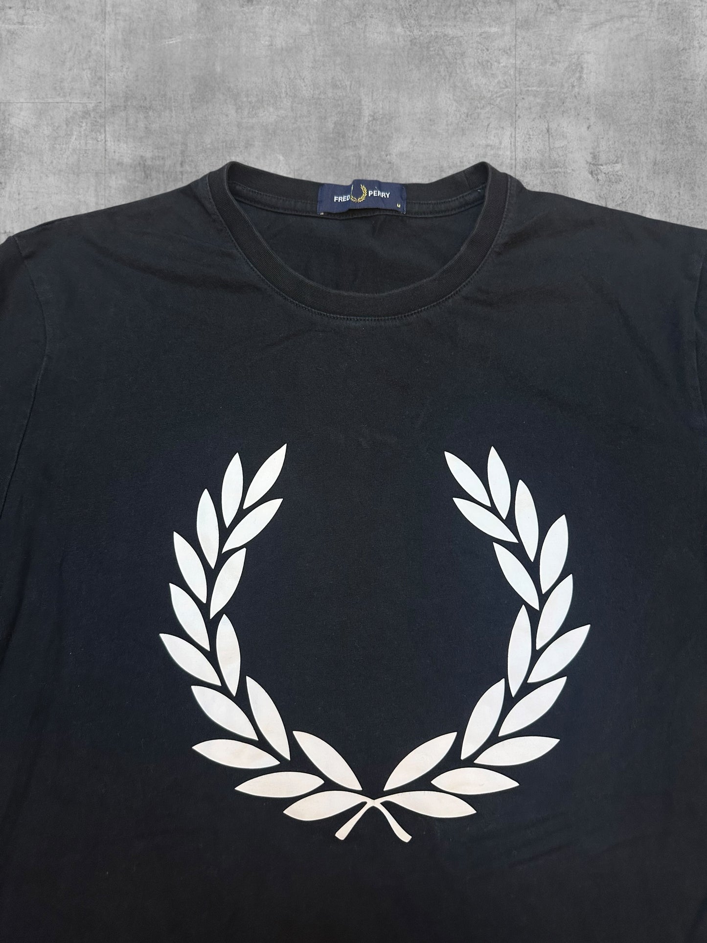 Fred Perry T-shirt Schwarz Weiß M