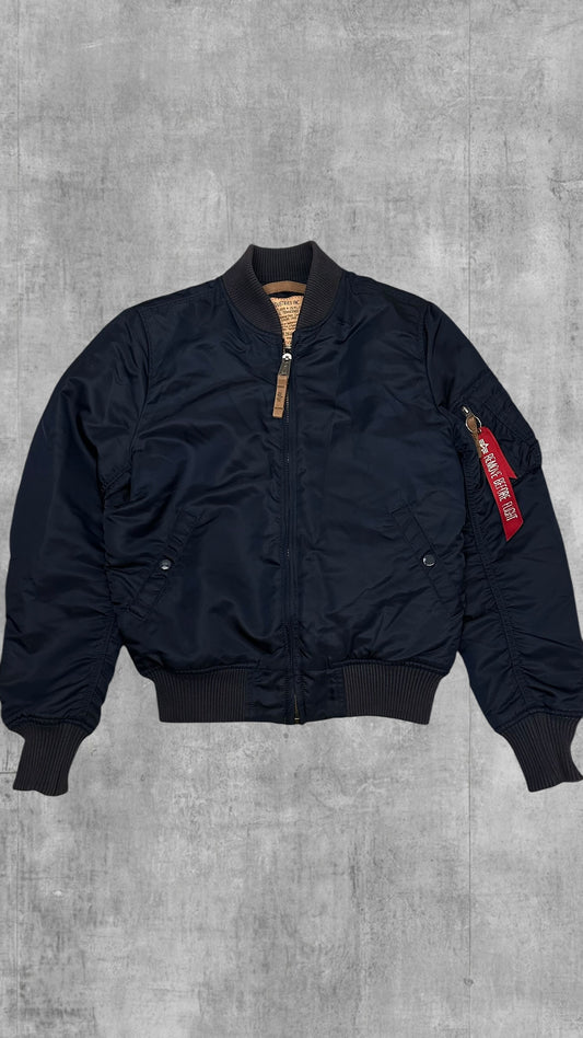 Alpha Industries Bomberjacke Navy Blau S