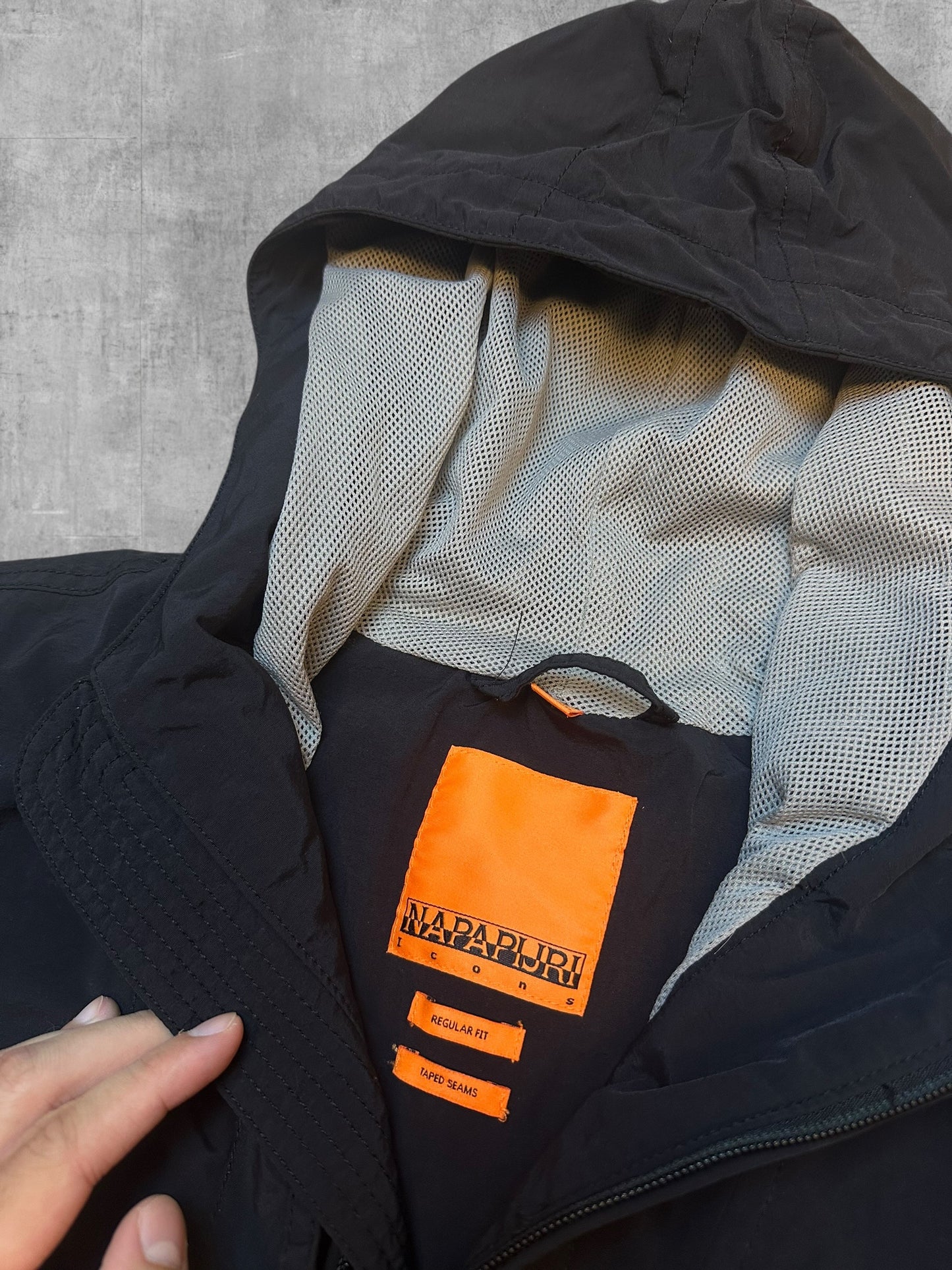 Napapijri Windbreaker Gefüttert Schwarz M