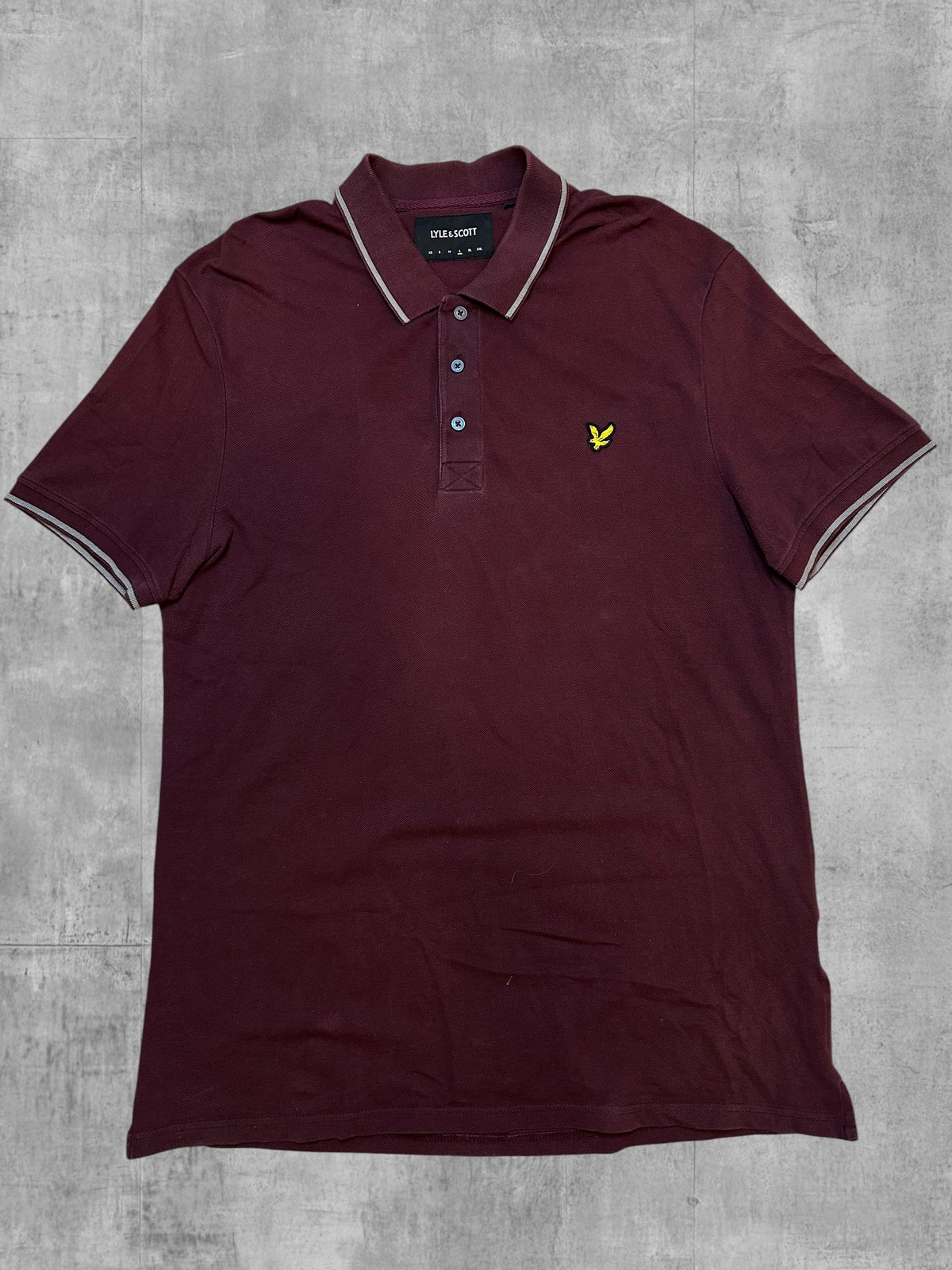 Lyle & Scott Polo Shirt Weinrot L