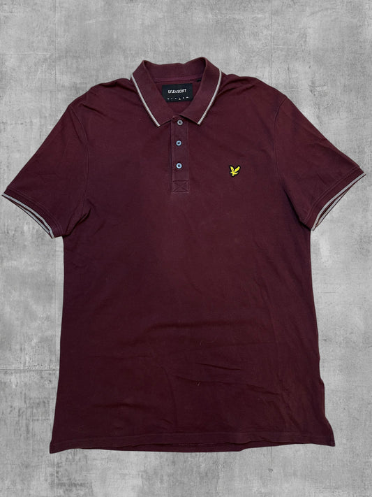 Lyle & Scott Polo Shirt Weinrot L
