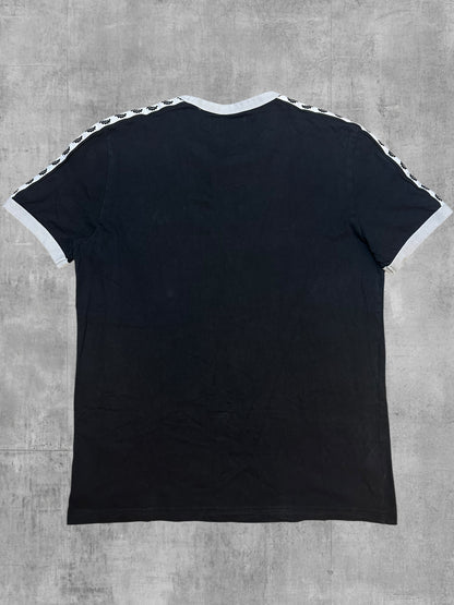 Fred Perry T-shirt Taped Schwarz Weiß M