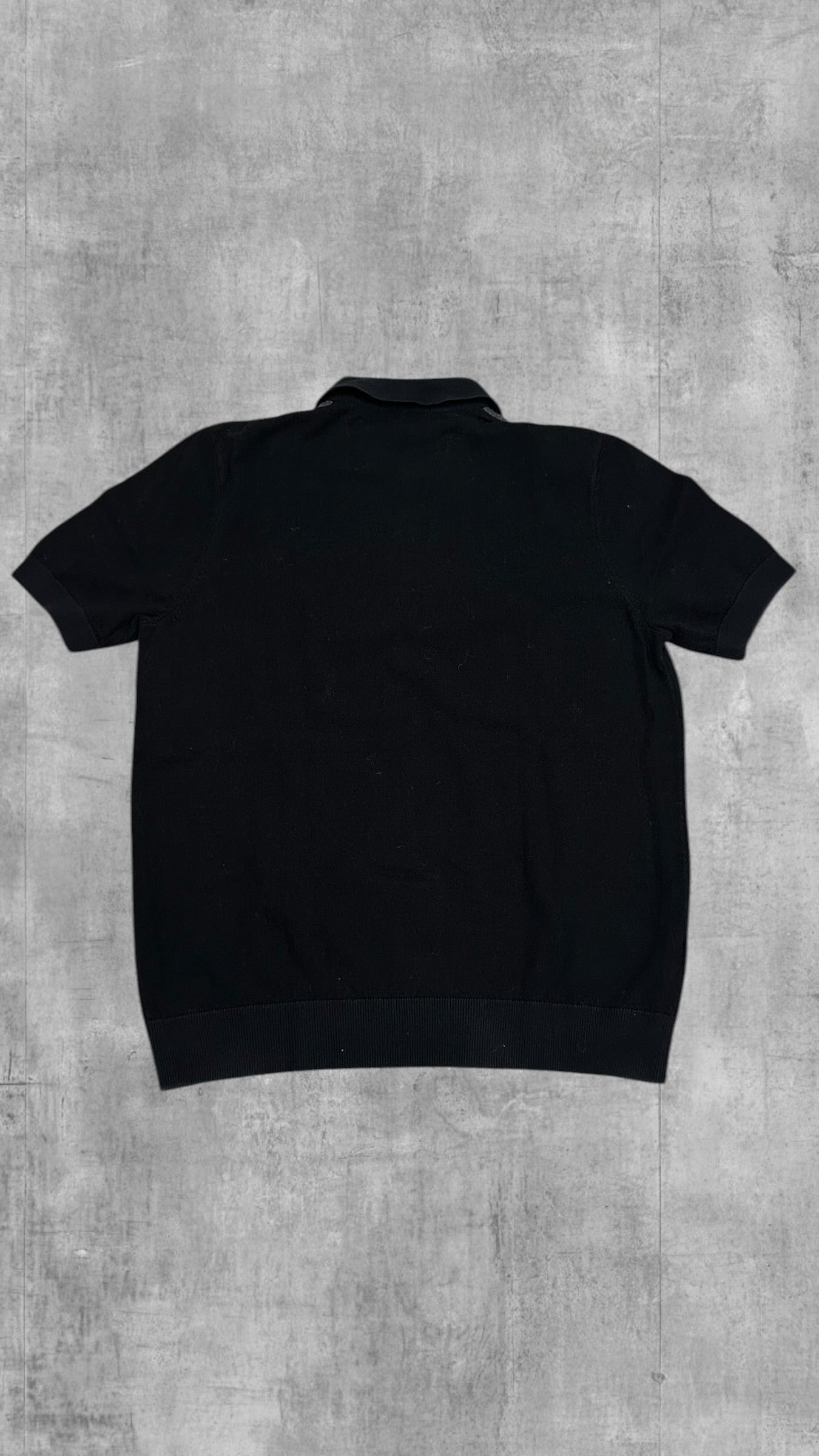 Fred Perry Polo Shirt Schwarz Weiß L
