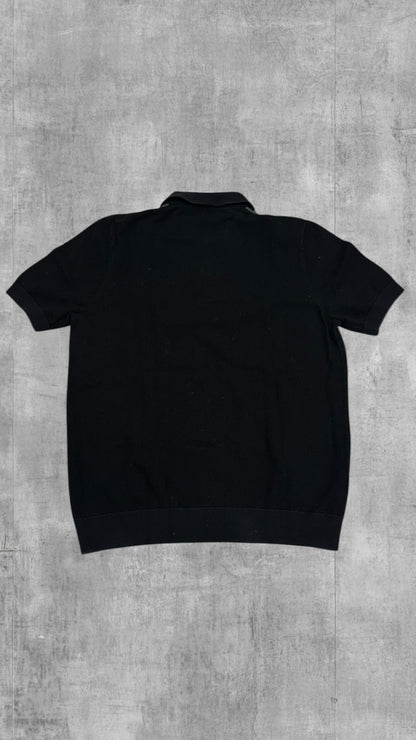Fred Perry Polo Shirt Schwarz Weiß L